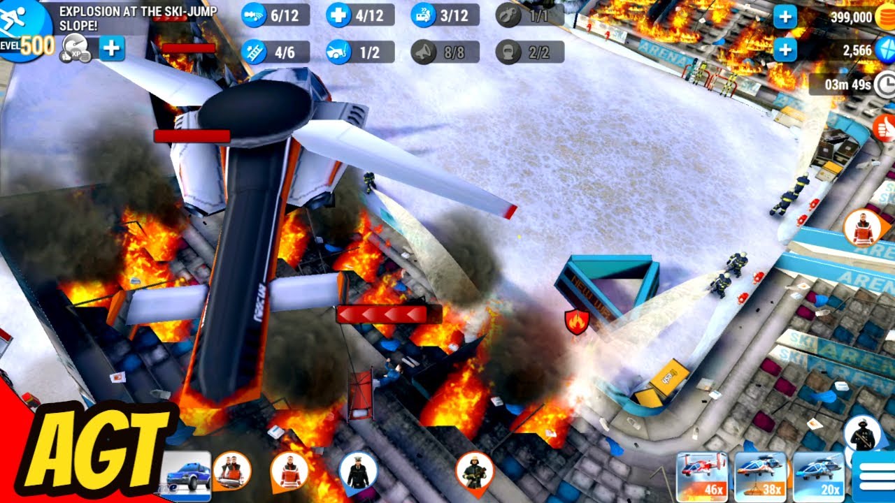 Emergency HQ - Android Gameplay 115 - Explosion at the Ski Jump