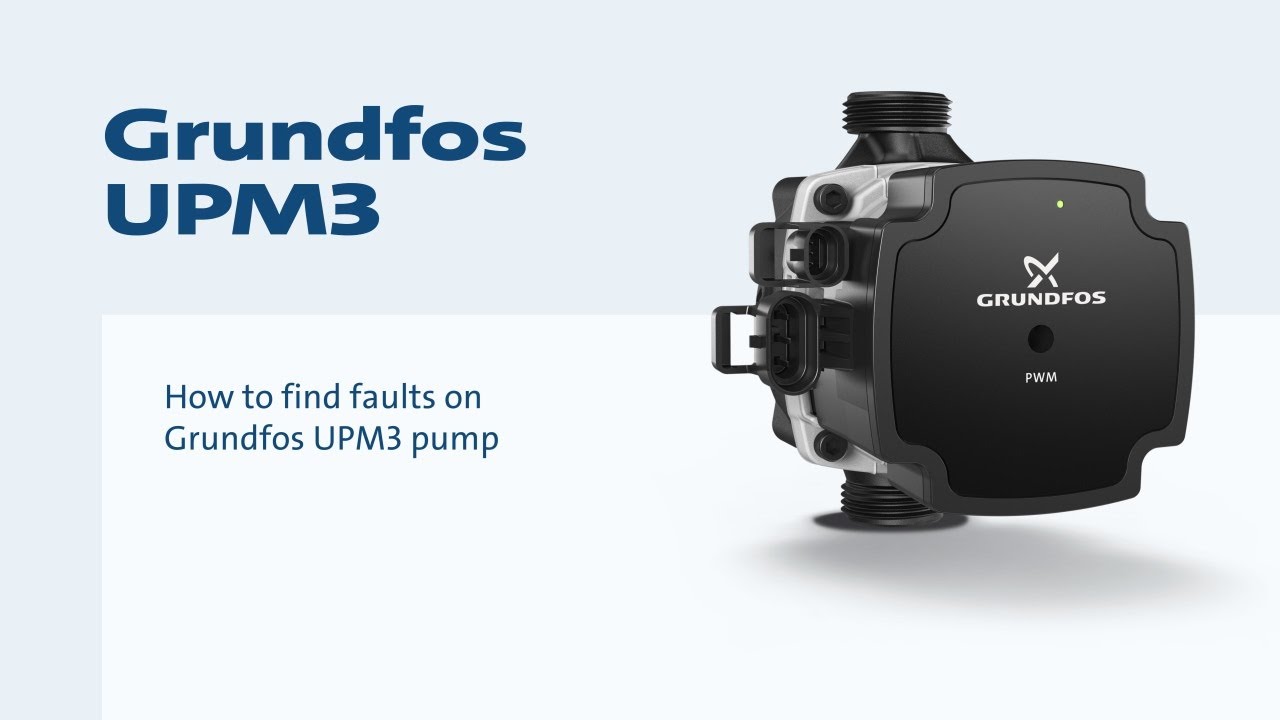 Как найти неисправности насоса Grundfos UPM3