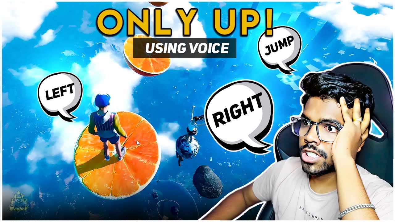 PLAYING ONLY UP! USING MY VOICE 😡 | in Telugu | Maddy Telugu Gamer