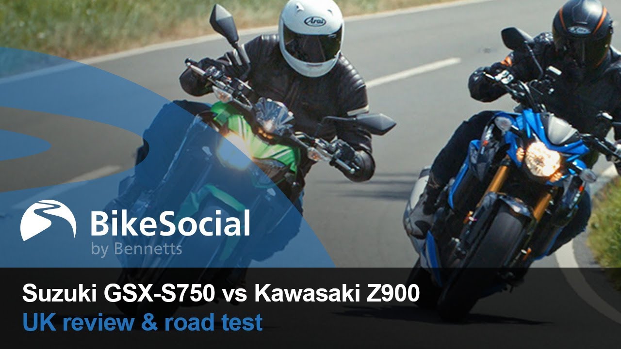 Suzuki GSX-S750 vs Kawasaki Z900 (2017) - Review