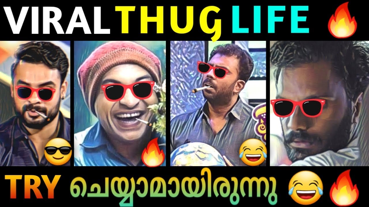 THUG LIFE MALAYALAM (PART 16) TOVINO | KARIKKU | AZEEZ | BINU ADIMALI | AMBILI | SANTHOSH PANDIT 😎🔥😅