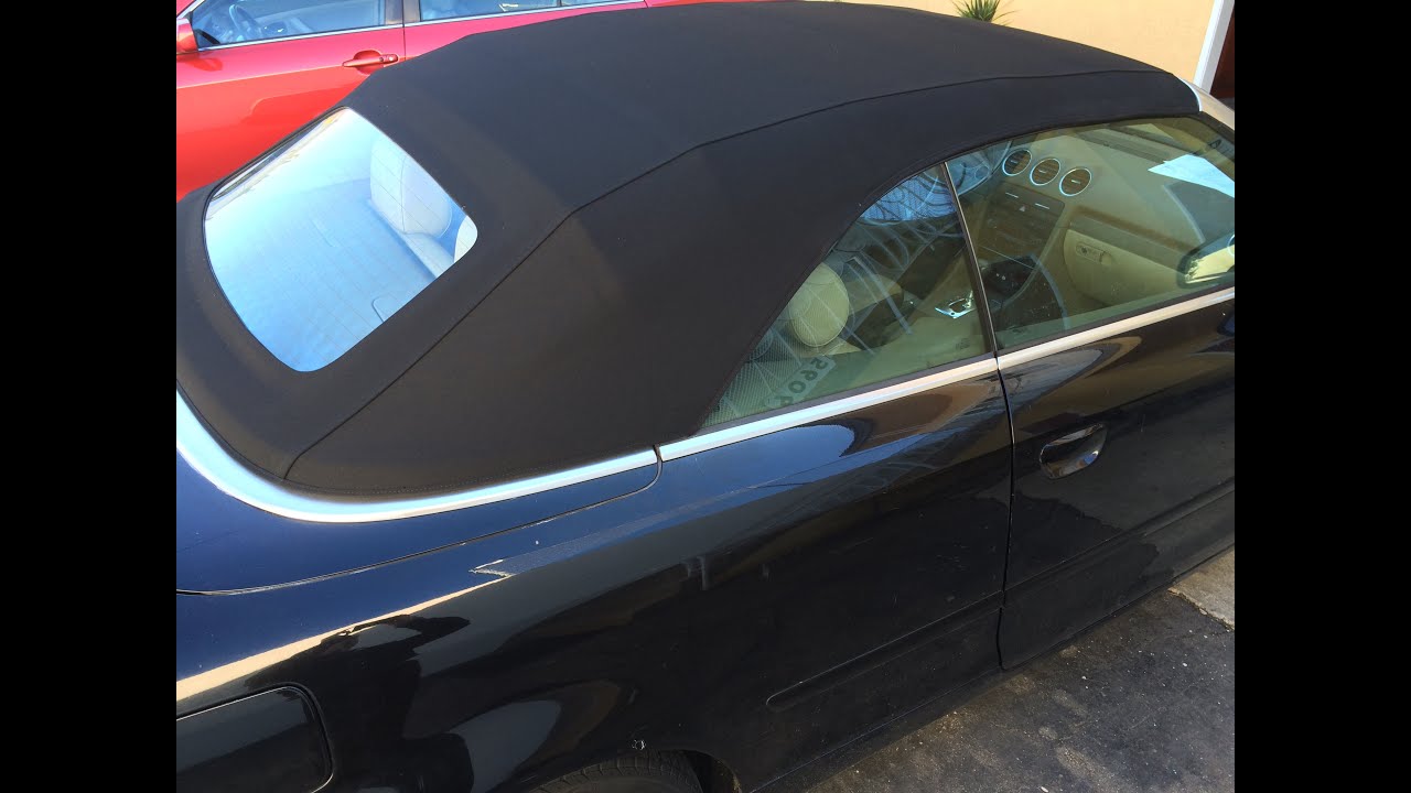 Audi A4 Convertible top replacement