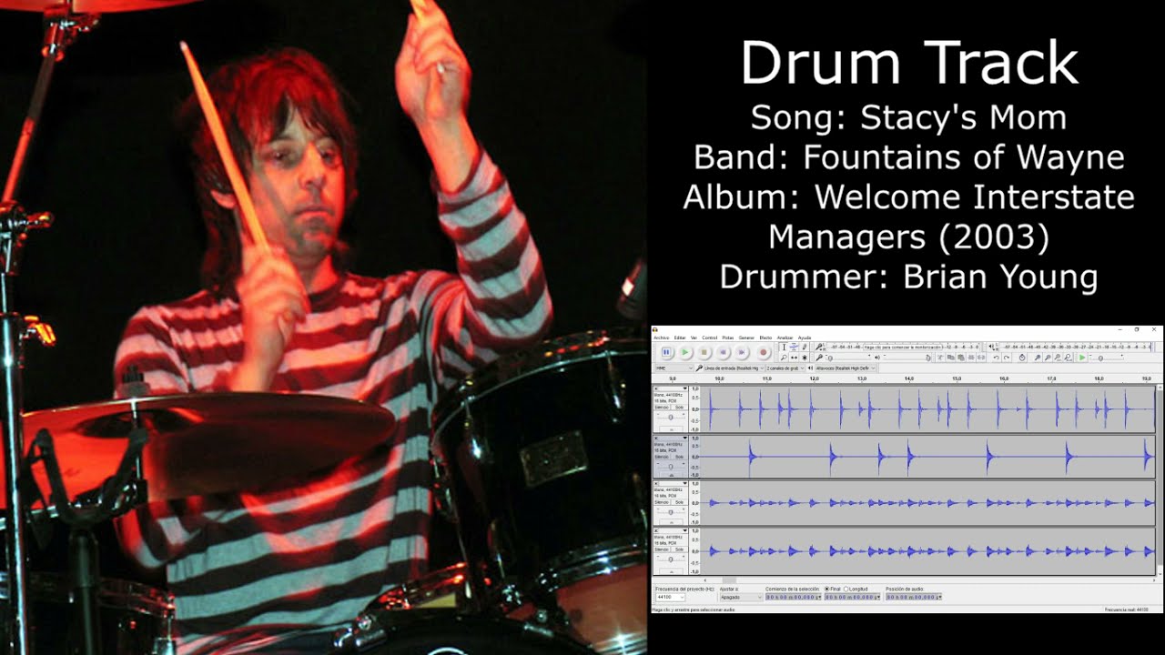 Stacy's Mom (Fountains of Wayne) • Drum Track