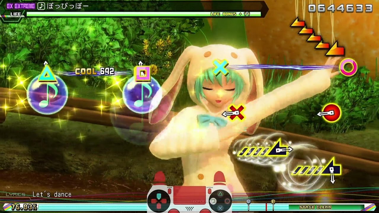 【ExEx】10★【初音ミク 】ぽっぴっぽー「PoPiPo」Perfect 【 Project Diva Future Tone PS4 】