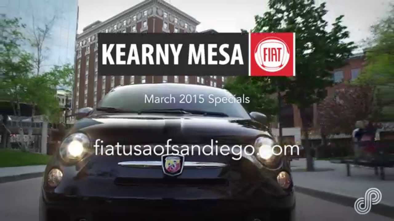 Kearny Mesa FIAT Dealership San Diego Area Offers 3/15