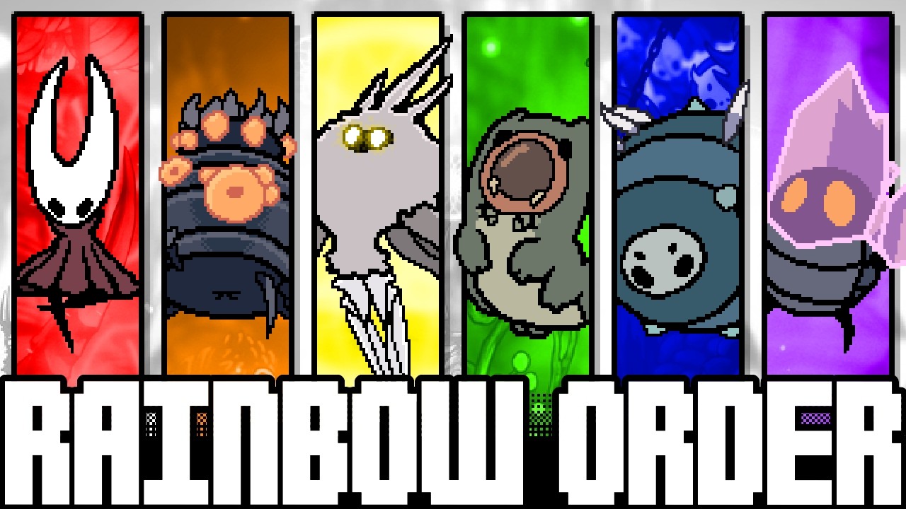 Hollow Knight, но ты победил ВСЕХ БОССОВ в РАДУЖНОМ ПОРЯДКЕ