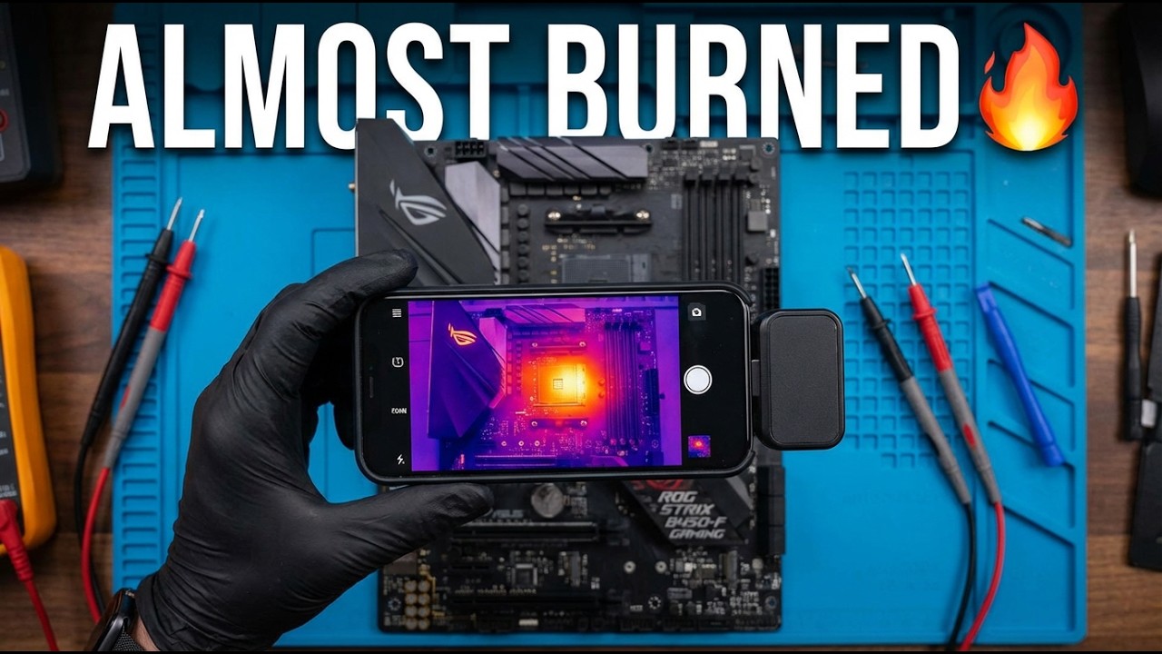 ASUS Board Wouldn't Start and Almost Burned | Repair of ASUS ROG Strix B450-F Gaming