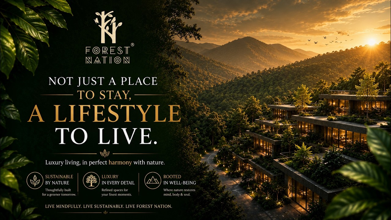 The Future of Luxury Living Starts with Nature | Luxury Villas In Hyderabad | Forest Nation