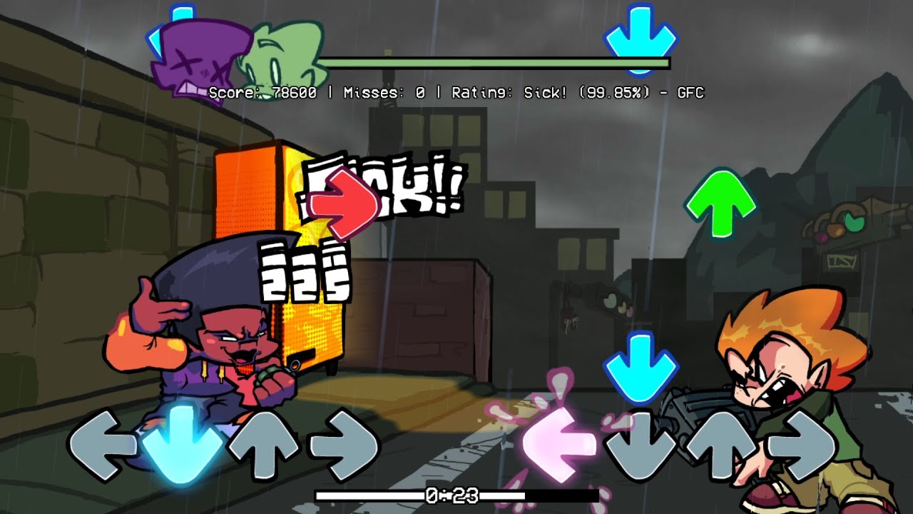 FNF - School Fight - Smokin (composed by C2NR) (FC)