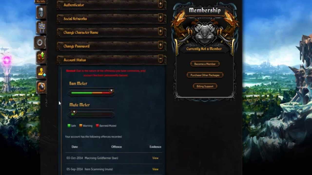 ACCOUNT OFFENCE HISTORY ON WILDY OWNS1