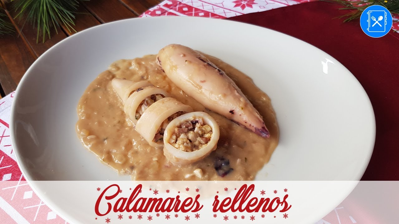 CALAMARES RELLENOS para Navidad | Cocina al día - Receta #134