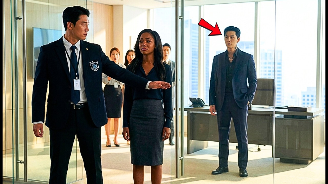 Security Blocked the Black Woman at the Door — The Korean Mafia Boss Came Down Himself to Get Her