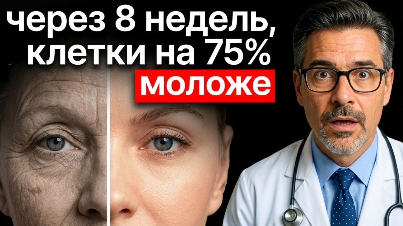 СТАРЕНИЕ можно ОТМЕНИТЬ? | Клетки омолодились на 75% за 8 недель