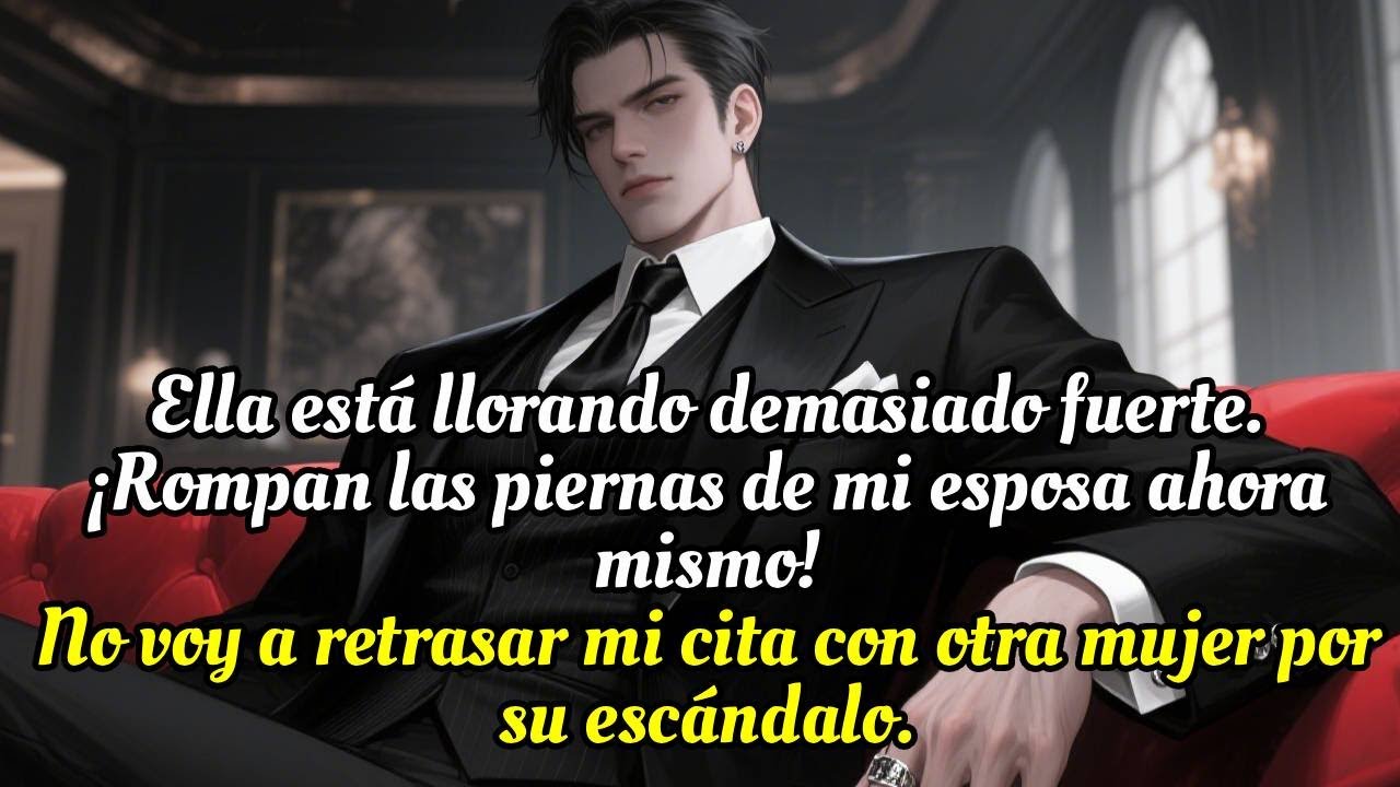 Ella llora demasiado. Rompan las piernas de mi esposa, no voy a perder mi cita con otra.