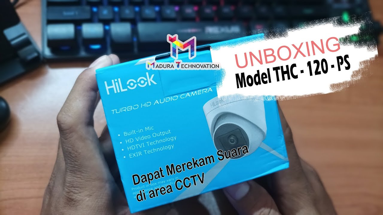 UNBOXING CCTV HILOOK  MIC / REKAM SUARA