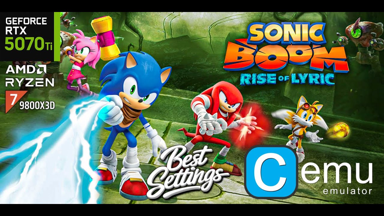 Sonic Boom Rise of Lyric PC Gameplay | Cemu Emulator 2026 | Best Settings | PC Performance Test | 2K
