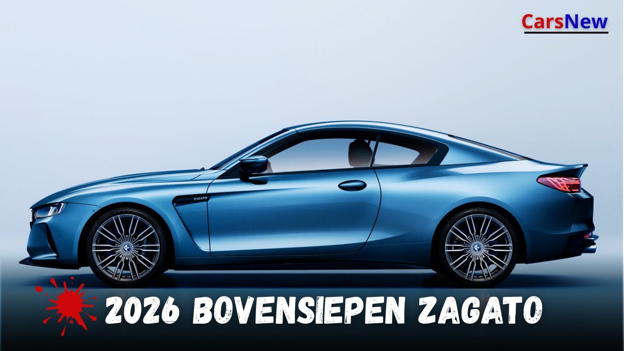 2026 Bovensiepen Zagato: This Isn’t Just Another BMW M4…