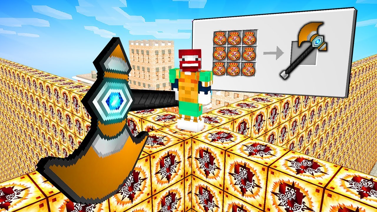 INVINCIBLE INCA OP EQUIPMENT | LUCKY BLOCKS WALL