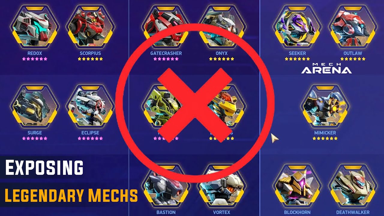 Exposing the Most Disappointing Legendary Mechs in Mech Arena
