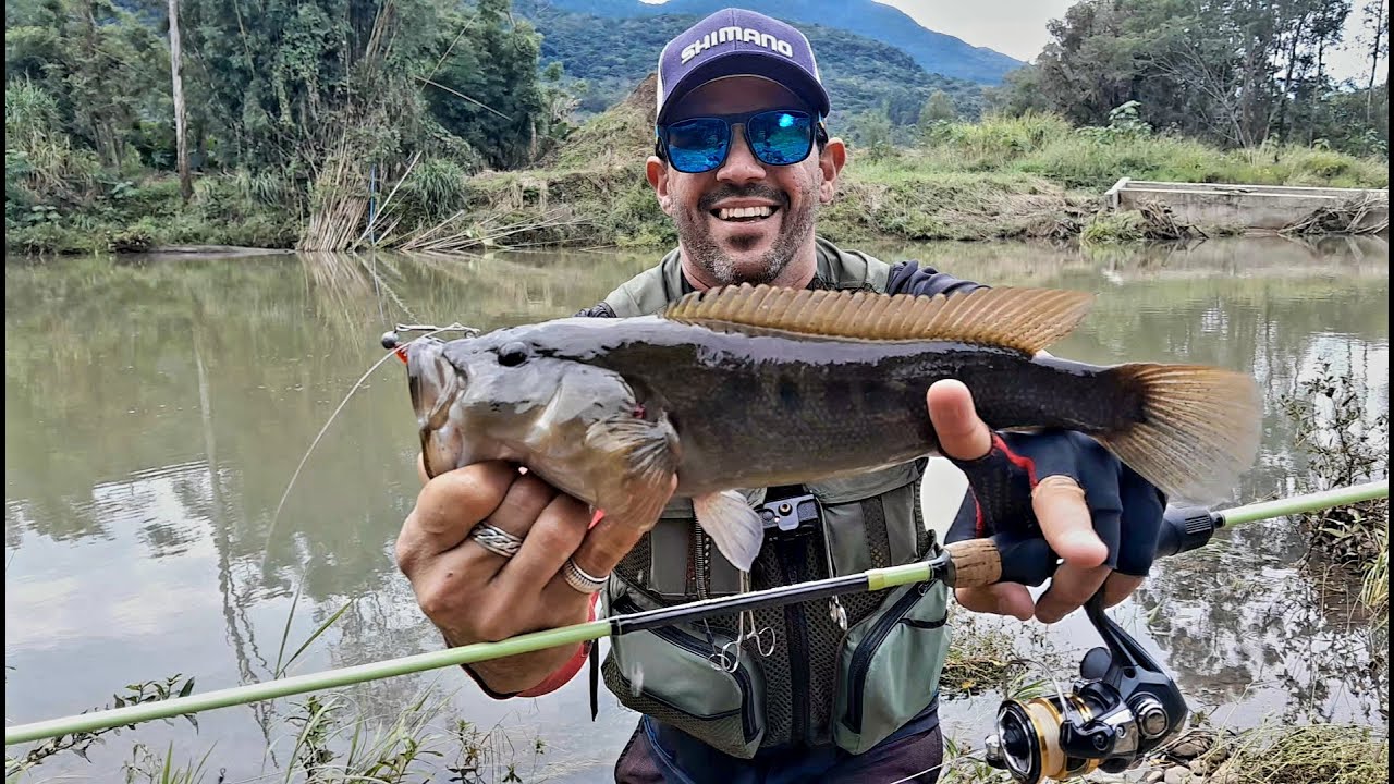 COM ESSA MICRO ISCA ABRI MINHA TEMPORADA DE INVERNO EM MAQUINÉ. Pescaria Ultra light de Jacundá