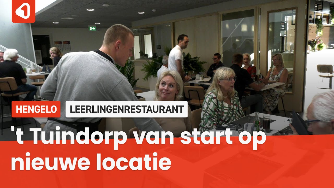 Leerlingenrestaurant 't Tuindorp van start op nieuwe locatie Twents Vakcollege 't Woolde