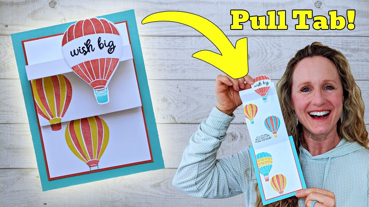 Fun Fold Card Making Class | Pull Tab Extension Card