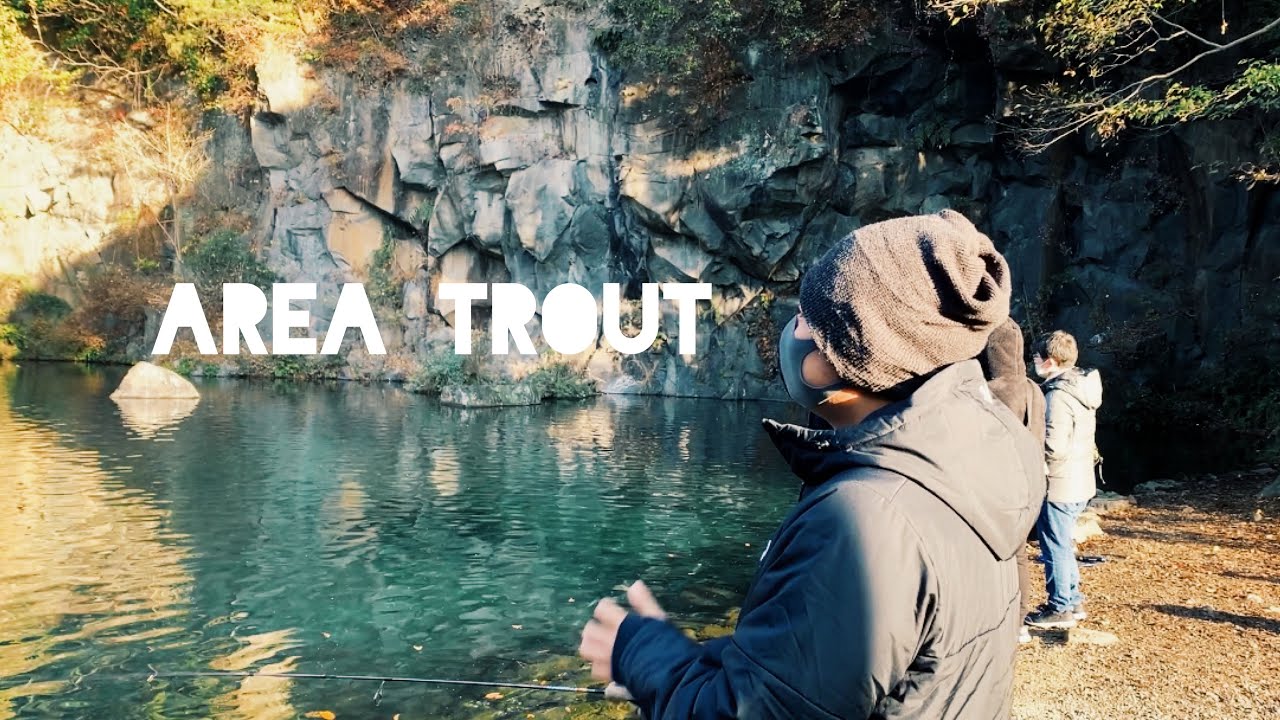 Mancing Rainbow Trout! Area Fishing in Susono Japan #Fishingvlog #1 #エリアトラウト