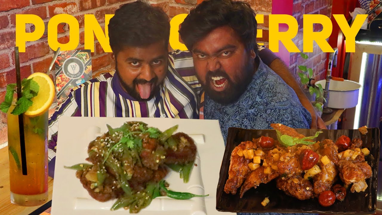 Crispy Pineapple Chicken Wings & Thai Wings | Food Review Tour | Ennudan Pondy