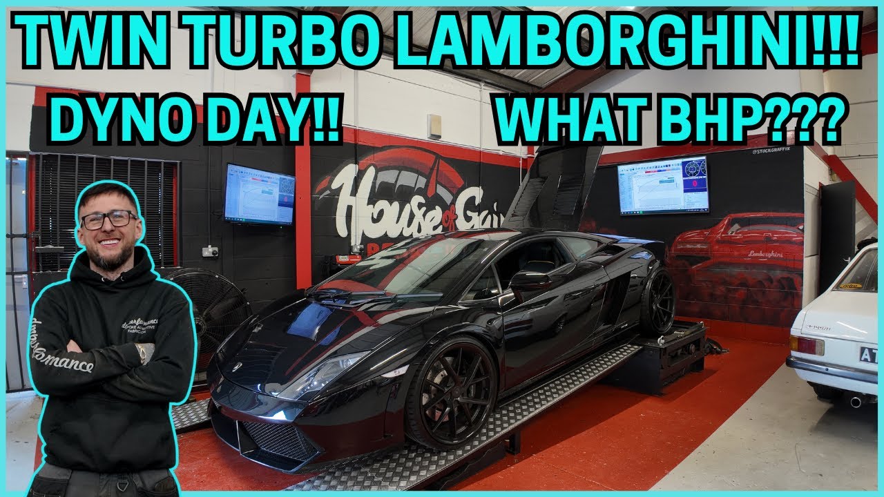 ДВОЙНОЙ ТУРБОНАДДУВ LAMBORGHINI КРИЧИТ НА ДИНАМИЧЕСКОМ СТЕНДЕ... ВЫ НЕ ПОВЕРИТЕ В ЭТОТ ЗВУК!
