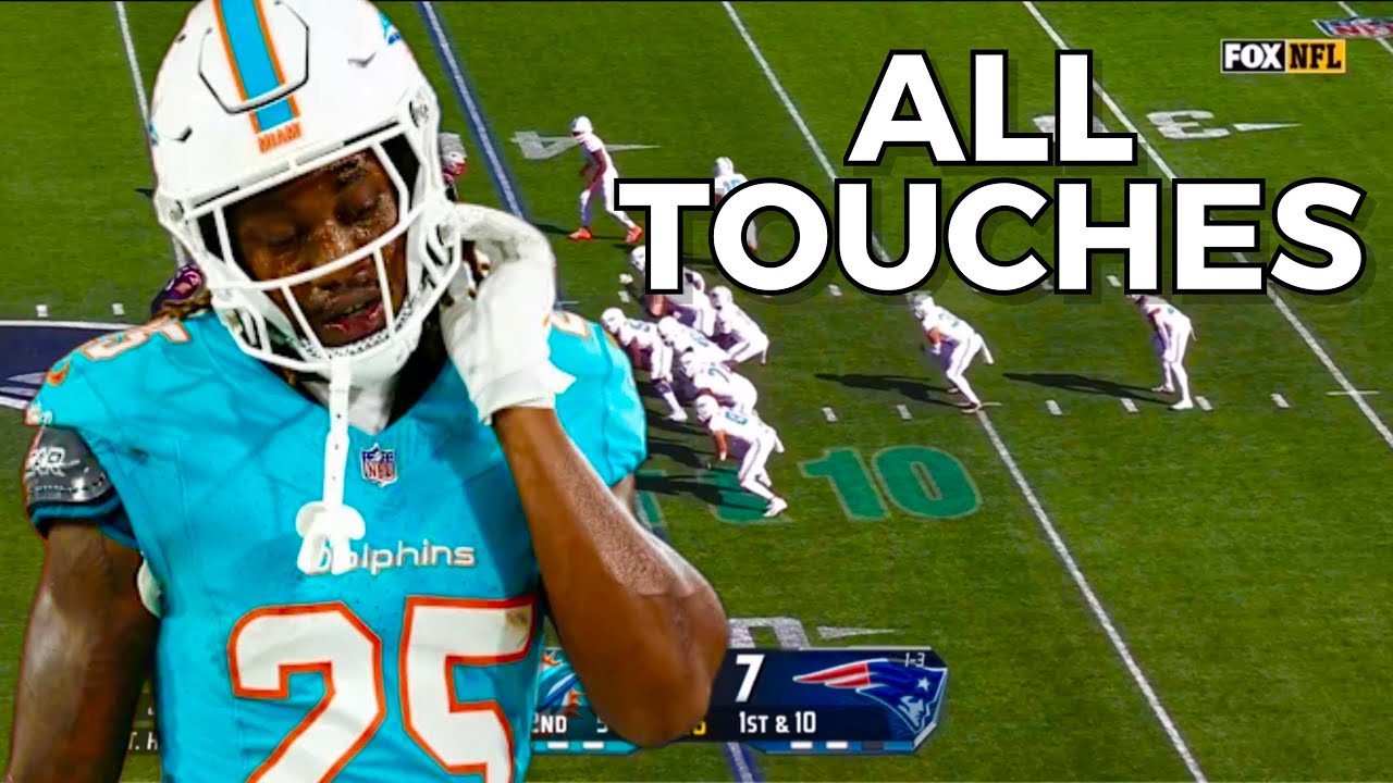 Jaylen Wright Week 5 Highlights⚡️| Every Run and Catch Vs Patriots