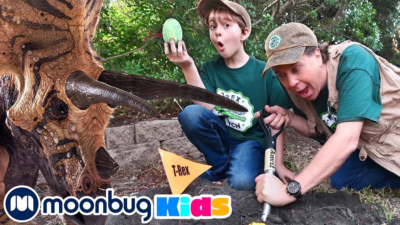 Dinosaur Eggs Challenge! T-Rex Ranch! | Jurassic Tv | Dinosaurs and Toys | T Rex Family Fun
