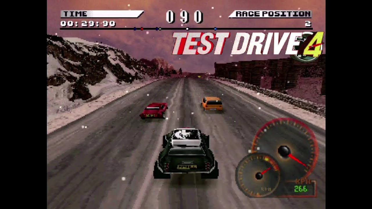 Test Drive 4 PS1 Gameplay - Pitbull Special in Bern 2, Switzerland