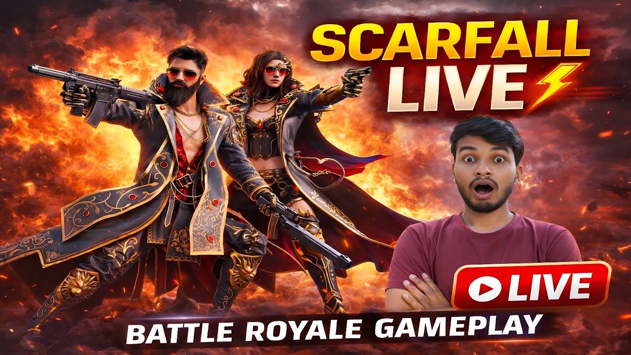 🔴 Live REPUBLIC DAY SPECIAL🎮 SCARFALL 2.0  Gaming season 3🔥