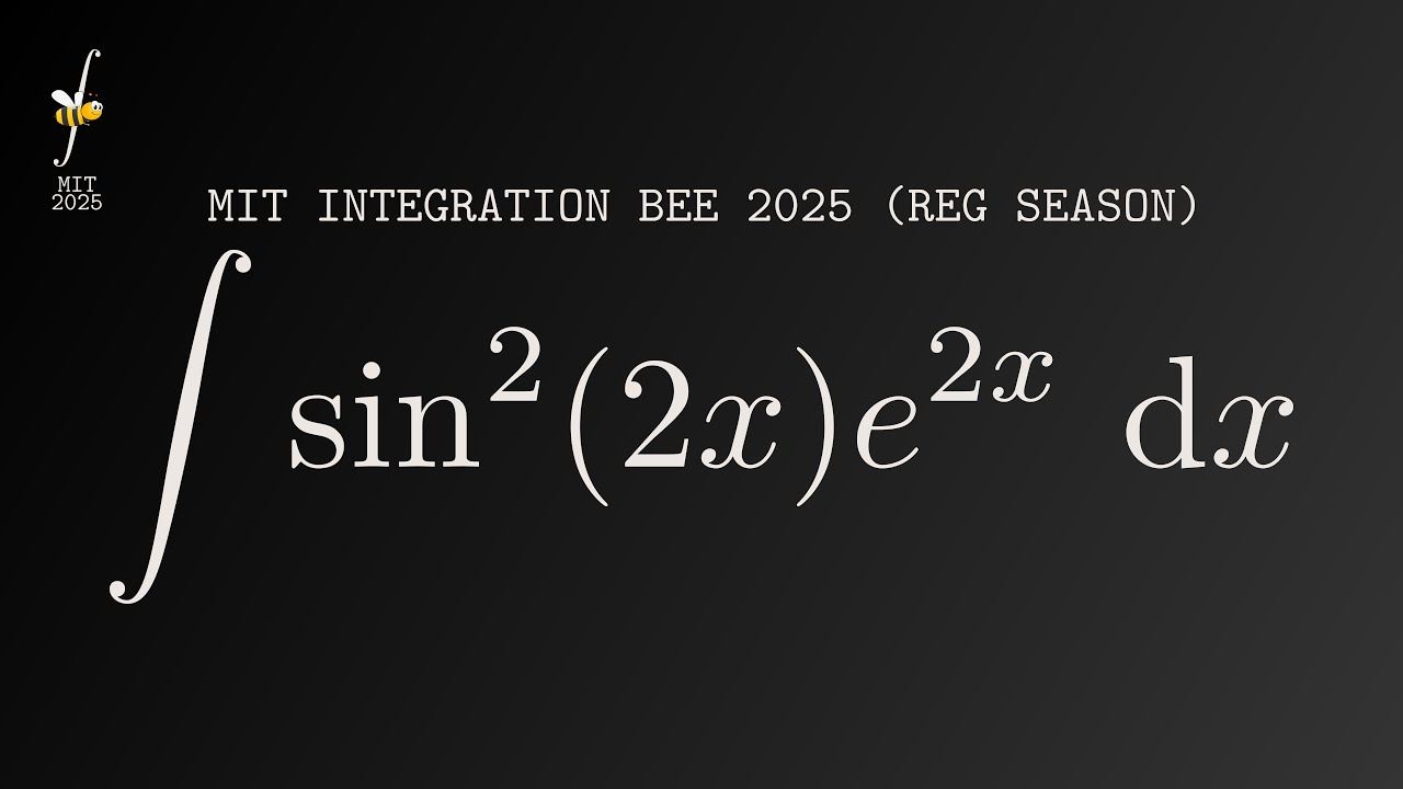 MIT Integration Bee 2025 Regular Season Q16: Integral of sin^2 (2x)*e^(2x)