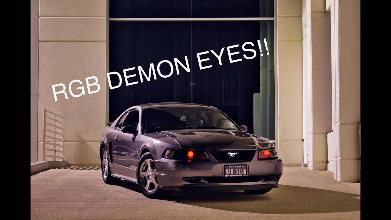 99-04 MUSTANG RETROFIT+DEMON EYES