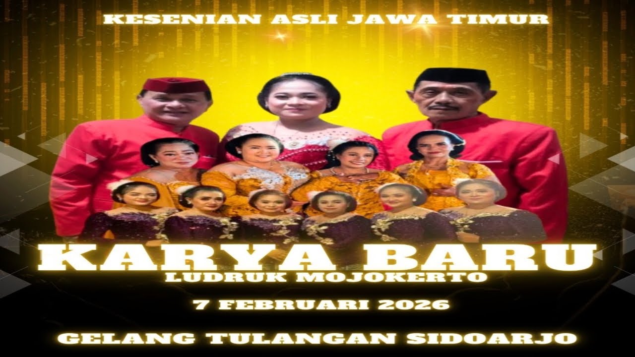 LIVE  LUDRUK KARYA BARU SEDEKAH BUMI GELANG TULANGAN SIDOARJO  2026.