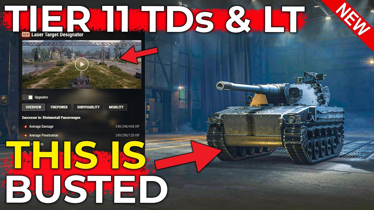 That's Actually Busted - Tier 11 Light Tank and Destroyers | World of Tanks 2.0
