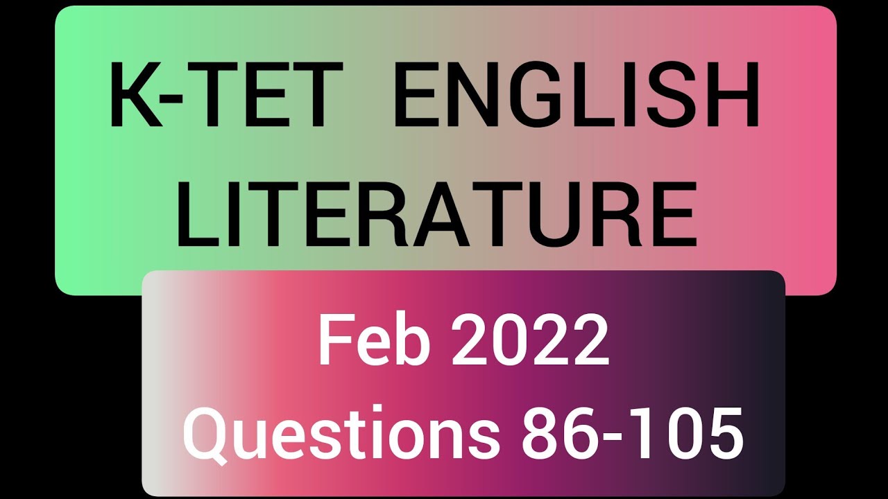 KTET English (Main)#ktetenglish