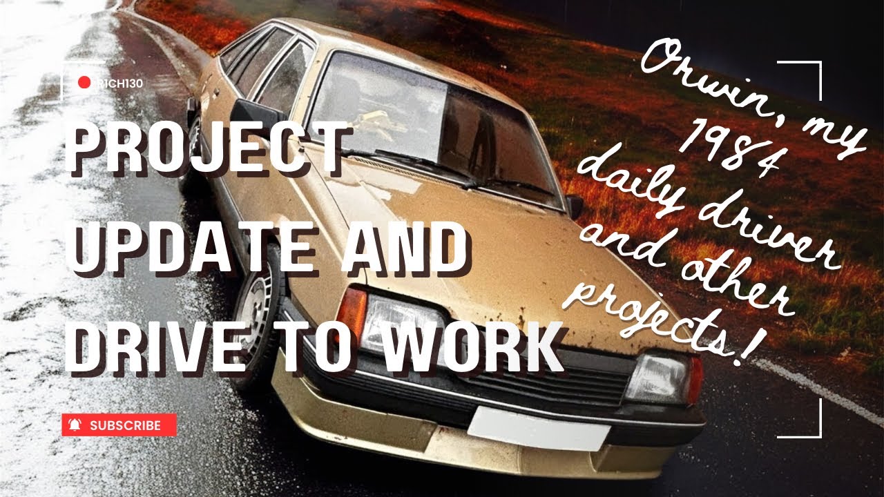 Quick weekly project update and drive to work in Orwin, my 1984 mk2 Vauxhall Cavalier! 