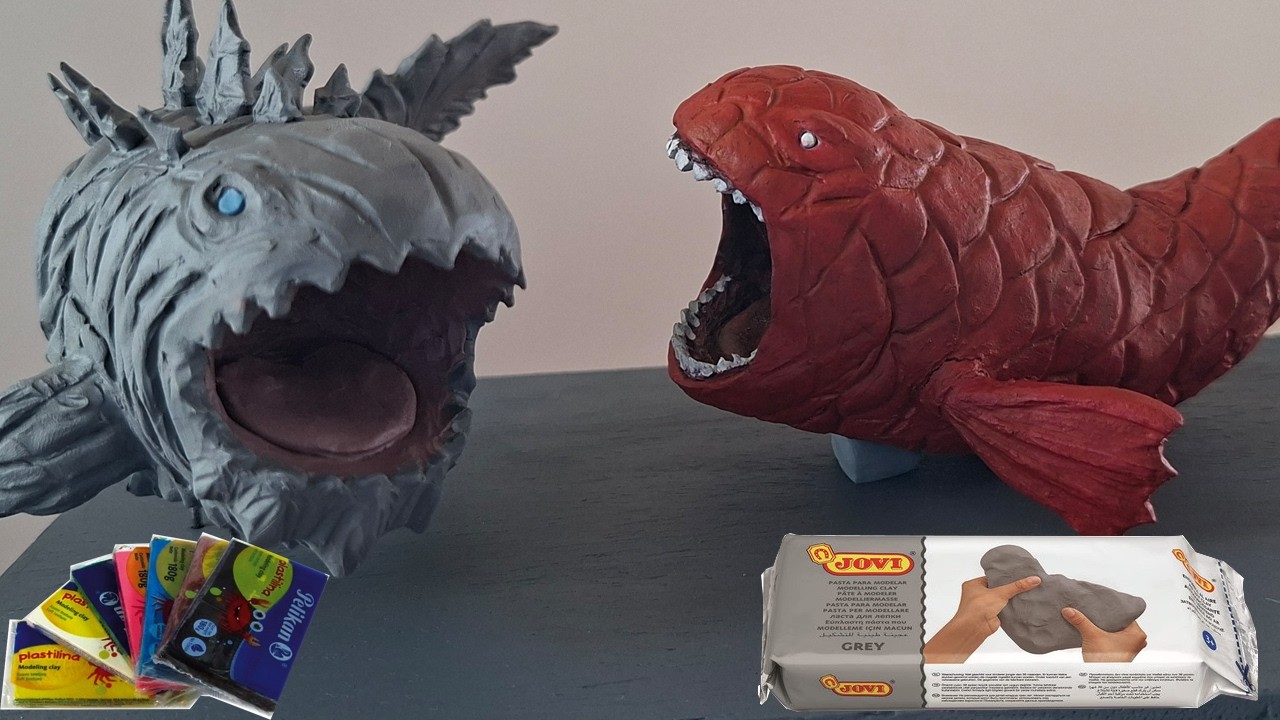 RED BLOOP vs. BLOOPZILLA EARTH WITH CLAY/PLASTILINA.