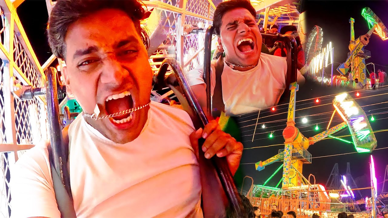 Ranger Jhula Ki Ride 😖😵 | Daresi Dussehra Mela | Hathoda Wala Jhula 😰