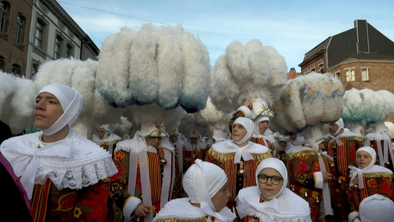 Belgium's Binche carnival kicks off with flying oranges | AFP