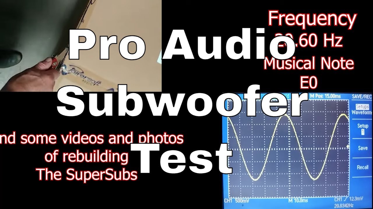 Test Your Subwoofer - How Low Does It Go? (Public)