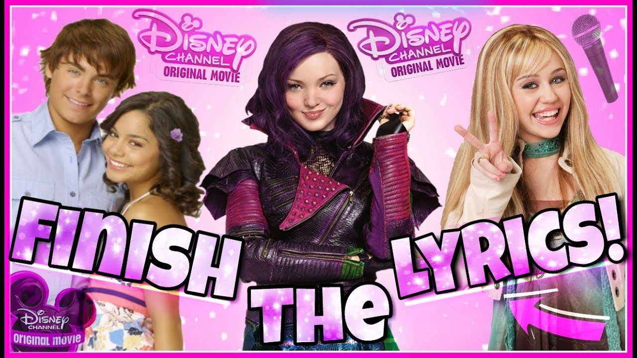 Try To Finish The Lyrics Challenge! Disney Channel Movie Challenge