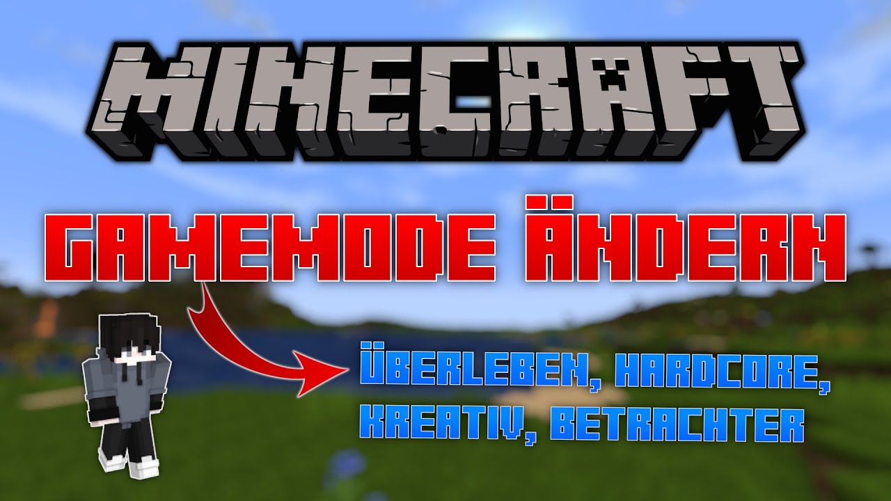 Minecraft GAMEMODE &Auml;NDERN (vor & im Spiel) | Minecraft SPIELMODUS &auml;ndern (Java & Bedrock)