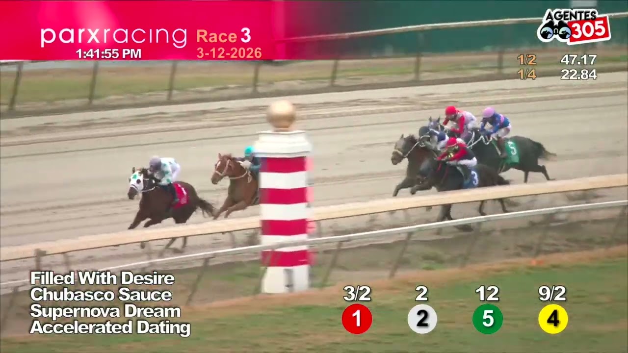 Ипподром Parx Racing (на испанском языке) - Четверг, 12 марта - Заезд 3