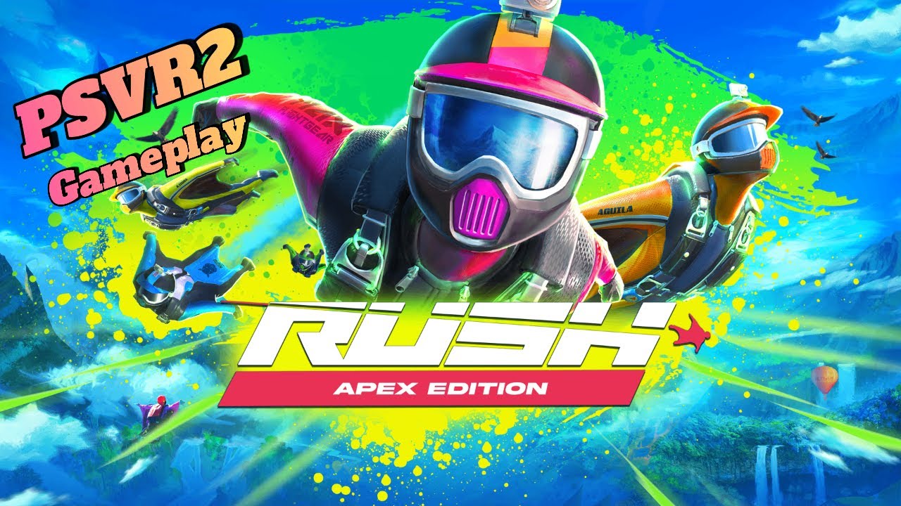 I went Skydiving in VR // RUSH: Apex Edition // PSVR2