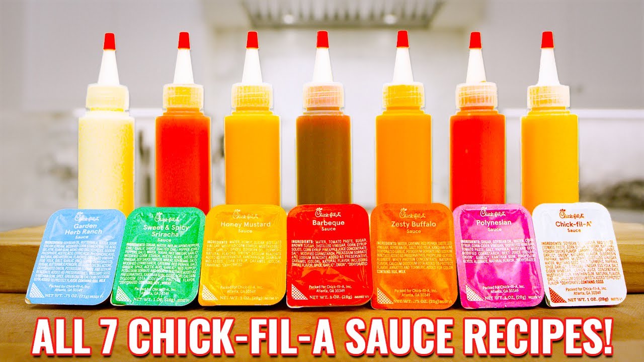 How To Make Every Chick-Fil-A Sauce AT HOME!