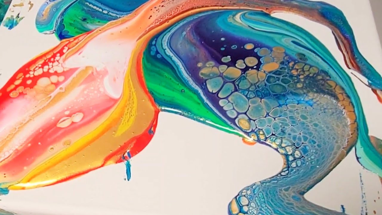 Back To Basics! Can You Use Paint & Water For More Techniques Than The Dutch Pour? Acrylic Pouring.