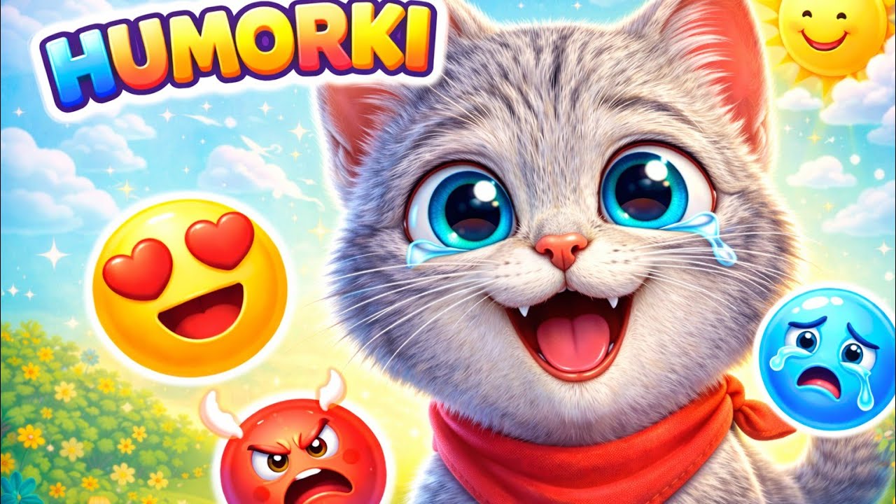 Kolory Humory 🎨 | Piosenka o Uczuciach dla Dzieci | Lulij i Rico | Nauka Emocji
